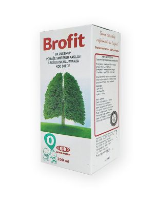 Brofit 0 – Biljni sirup za djecu s kašljem i bronhijalnim sekretom