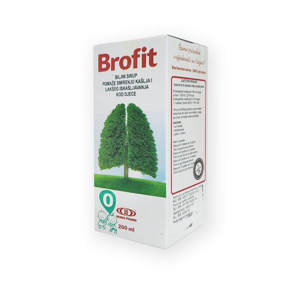 Brofit 0 – Biljni sirup za djecu s kašljem i bronhijalnim sekretom