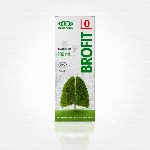 BROFIT 0 – Biljni sirup za djecu s kašljem i bronhijalnim sekretom